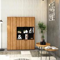 Armário Alto com Nichos e 05 Portas 161,5x135x42cm Armário Alto com Nichos e 05 Portas 161,5x135x42cm