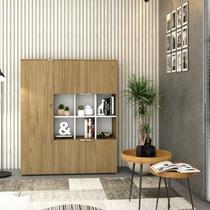 Armário Alto com Nichos e 5 Portas 161,5cm X 135cm X 42cm Armário Alto com Nichos e 5 Portas 161,5cm X 135cm X 42cm