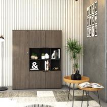 Armário Alto com Nichos e 5 Portas 161,5cm X 135cm X 42cm Armário Alto com Nichos e 5 Portas 161,5cm X 135cm X 42cm