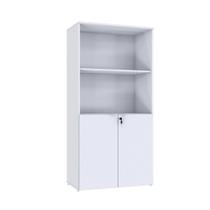 Armário Alto Estante Com 02 Portas 161,5x80x42cm Wlae80 Branco Tx