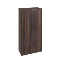 Armário Alto Fechado Com 02 Portas 161,5x80x42cm Wlaf80 Nogal - Branco