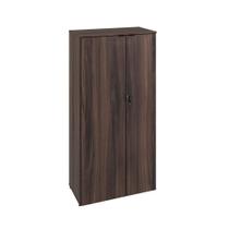 Armário Alto Fechado Com 02 Portas 161,5x80x42cm Wlaf80 Nogal - Preto Armário Alto Fechado Com 02 Portas 161,5x80x42cm Wlaf80 Nogal - Preto