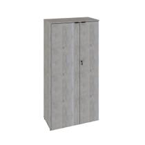 Armário Alto Fechado Com 02 Portas 161,5x80x42cm Wlaf80 Snow - Preto