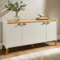 Armario Aparador 4 Portas Para Sala Cozinha Cantinho Café