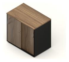 Armário Aparador Baixo Para Escritório C/ 2 Portas De Correr Armário Aparador Baixo Para Escritório C/ 2 Portas De Correr