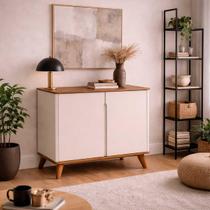 Armario Aparador Buffet 2 Portas Caixotin Imperium Cinamomo Off White Armario Aparador Buffet 2 Portas Caixotin Imperium Cinamomo Off White