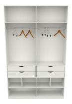 Armário Arara Gaveta Sabrina M5 Mdp Closet Lojas Roupas
