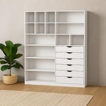 Armário Arara Gaveta Samara M4 100% Mdf (closet / Colmeia)