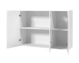 Armario Armarinho Multiuso Suspenso Parede Servico Cozinha Lavanderia 3 Portas Cores Branco - EJ Armario Armarinho Multiuso Suspenso Parede Servico Cozinha Lavanderia 3 Portas Cores Branco - EJ