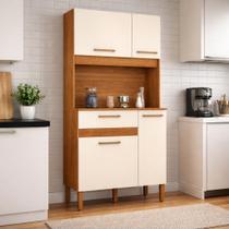 Armário Atlas Cozinha 90cm Apartamento Pequeno Multiuso Lavanderia Completa Armário Atlas Cozinha 90cm Apartamento Pequeno Multiuso Lavanderia Completa
