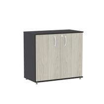 Armario Baixo 02 Portas Maxxi Pandin 70 Cm Casablanca e Preto Armario Baixo 02 Portas Maxxi Pandin 70 Cm Casablanca e Preto