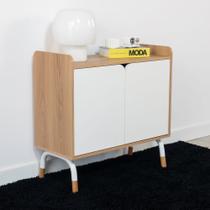 Armário Baixo 2 Portas 80cm Home Office Flexus Artesano Armário Baixo 2 Portas 80cm Home Office Flexus Artesano