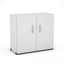 Armario Baixo 2 Portas Maxxi Pandin Cinza Cristal 70 Cm