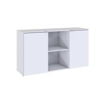 Armário Baixo Com 02 Portas E Nicho 75x135x42cm Wlab135 Branco Tx Armário Baixo Com 02 Portas E Nicho 75x135x42cm Wlab135 Branco Tx