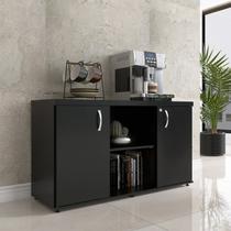 Armário Baixo com Nicho 2 Portas Pivotante Credenza
