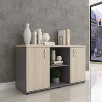 Armário Baixo com Nicho 2 Portas Pivotante Credenza Armário Baixo com Nicho 2 Portas Pivotante Credenza