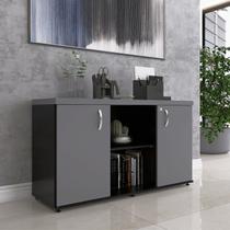 Armário Baixo com Nicho 2 Portas Pivotante Credenza Armário Baixo com Nicho 2 Portas Pivotante Credenza