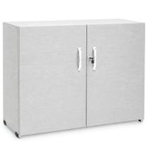 Armario Baixo Maxxi 2 Portas 68X89x38cm Cinza Cristal - Pandin Armario Baixo Maxxi 2 Portas 68X89x38cm Cinza Cristal - Pandin