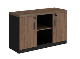 Armário Baixo p/ Escritório Credenza 1,20 Web40 Preto/Ameixa Armário Baixo p/ Escritório Credenza 1,20 Web40 Preto/Ameixa