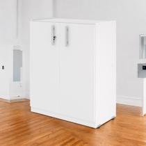 Armário Balcão 02 Portas Lumiere Branco Armário Balcão 02 Portas Lumiere Branco