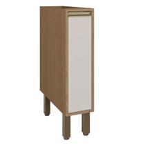 Armario Balcao 1 Gaveta Sem Tampo Cozinha Porta Condimentos 20x58,5 cm Vitória Rimo Carvalho/Off White - 100% MDF Armario Balcao 1 Gaveta Sem Tampo Cozinha Porta Condimentos 20x58,5 cm Vitória Rimo Carvalho/Off White - 100% MDF