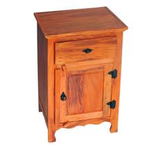 Armário Balcão Arcais 1 Porta 1 Gaveta Madeira Demolição Peroba Rosa