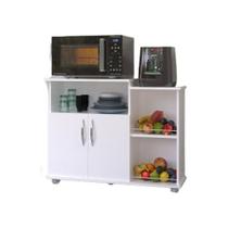 Armário Balcão com Fruteira e 2 Portas Bebedouro Micro-ondas