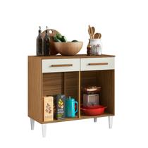 Armário Balcão Cozinha Compacto 2 Portas 2 Gavetas Juma