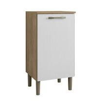 Armário Balcão Multiuso Cristal Suporte para Bebedouro 1 Porta Kits Paraná Freijo Supremo