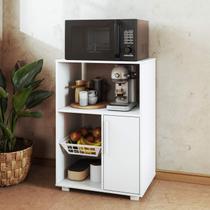 Armário Balcão Multiuso para Cozinha com 1 porta e 1 Fruteira BRV Móveis