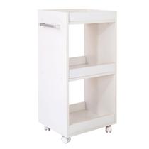 Armário Balcão Nicho Cozinha Carrinho Auxiliar C/ 4 Rodinhas Basic