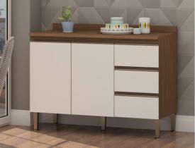 Armário Balcão para Cozinha 120cm com Pés 1303 Linha Conecta Genialflex