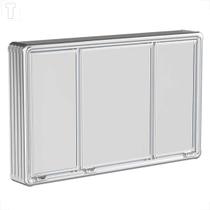 Armario banheiro astra aluminio sobrepor 73x11,3x45 lbp14 Armario banheiro astra aluminio sobrepor 73x11,3x45 lbp14