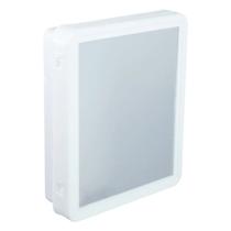 Armário Banheiro c Espelho Embutir Sobrepor Plasbohn Branco Armário Banheiro c Espelho Embutir Sobrepor Plasbohn Branco