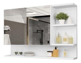 Armário Banheiro Espelheira com Porta Cleopatra - Casa JD Móveis