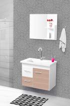 Armario Banheiro Fimap 73cm Kit Quality Branco/maple Armario Banheiro Fimap 73cm Kit Quality Branco/maple