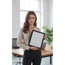 Armário Banheiro Preto Slim C/ Espelho Embutir/Sobrepor