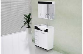 Armario Banheiro Rorato Kit 60cm Viena Preto C/e Armario Banheiro Rorato Kit 60cm Viena Preto C/e