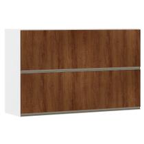 Armário Basculante Duplo 120cm 2 Portas Branco Polar