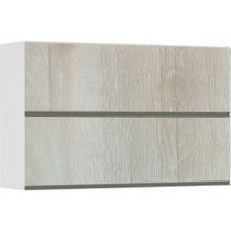 Armário Basculante Duplo 120cm 2 Portas Branco Polar