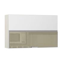 Armario Basculante Misto 120cm 2 Porta Lis Legno Crema