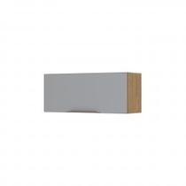 Armário Briz 1 Porta Basculhante 80 cm B-221 Nature/Cinza Armário Briz 1 Porta Basculhante 80 cm B-221 Nature/Cinza