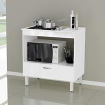 Armário Buffet Cooktop Cozinha 1 Porta Design Moderno Balcão Gabinete Com Espaço Para Forno Multiuso