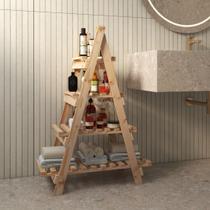 Armário C/ 4 Andares Para Materiais De Limpeza E Lavanderia