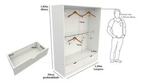 Armário Cabideiro Marina M13 Closet Loja Roupeiro Quarto Mdp Armário Cabideiro Marina M13 Closet Loja Roupeiro Quarto Mdp
