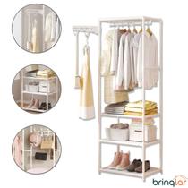 Armário Cabideiro Prateleira Closet para Roupas