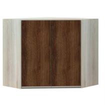 Armário Canto Diagonal Luciane 2 Portas Luci