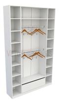 Armário Colmeia Cabideiro Gaveta M5 100% Mdf (closet Lojas)