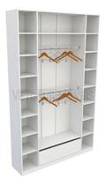 Armário Colmeia Cabideiro Gaveta M5 100% Mdf (closet Lojas)