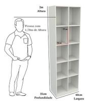 Armário Colmeia Mirela M26 100% Mdf (closet Lojas Expositor)